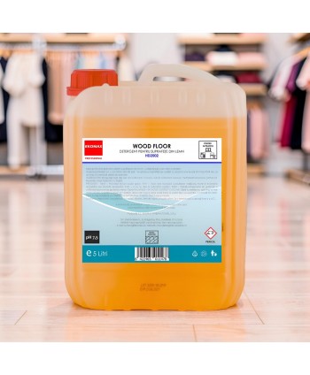  Detergenti profesionali - Ekomax Wood Floor 5L – Detergent Lichid cu Efect Antistatic pentru Suprafețe din Lemn - arli.ro