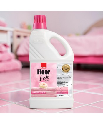  Detergenti profesionali - Sano Floor Fresh Home Cotton 1L – Detergent pentru Pardoseli cu Parfum Intens și de Lungă Durată - arli.ro