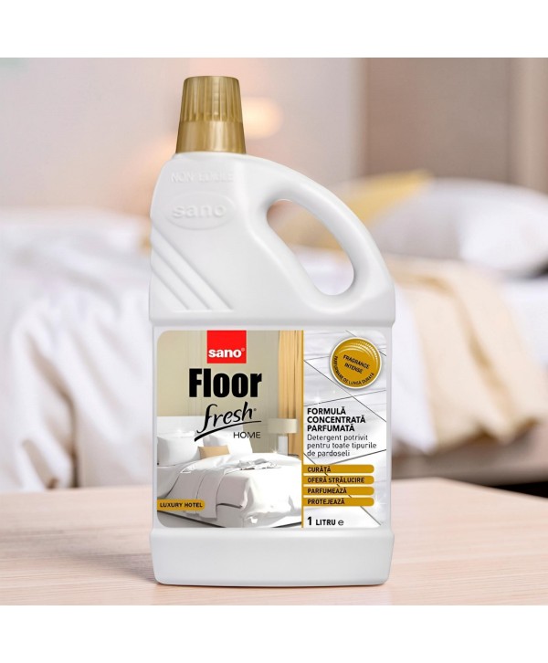 Sano Floor Fresh Luxury Hotel 1L – Detergent pentru Pardoseli cu Parfum Intens și de Durată Sano Floor Fresh Luxury Hotel 1L – Detergent pentru Pardoseli cu Parfum Intens și de Durată