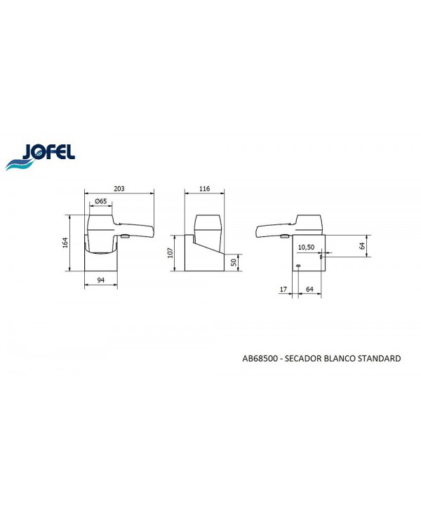 Uscator de par mural Jofel Ultra Silentios – 55 dB, hoteluri Uscator de par mural Jofel Ultra Silentios – 55 dB, hoteluri