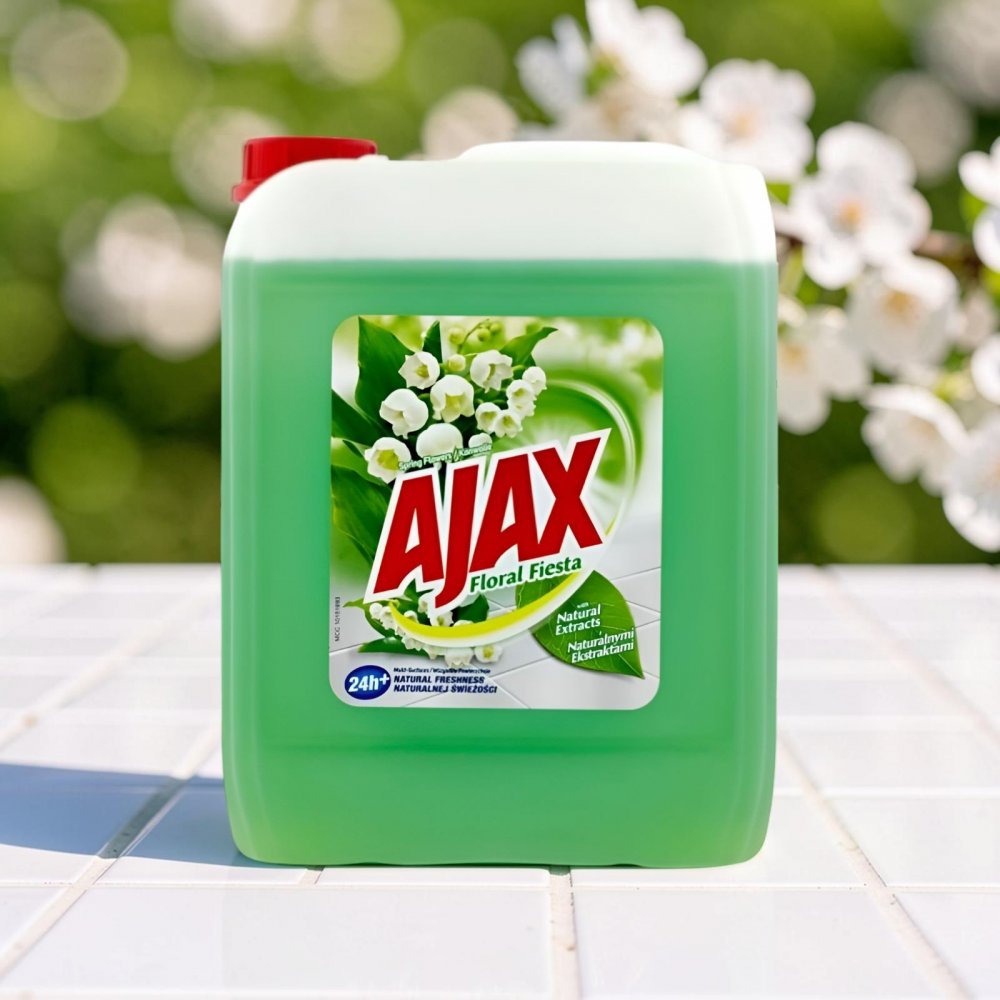 Ajax Floral Fiesta 5L – Detergent Universal cu Parfum Floral de Lungă Durată