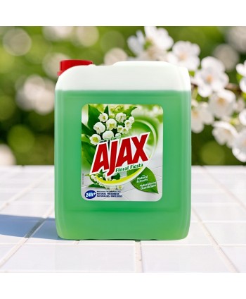  Detergenti profesionali - Ajax Floral Fiesta 5L – Detergent Universal cu Parfum Floral de Lungă Durată - arli.ro