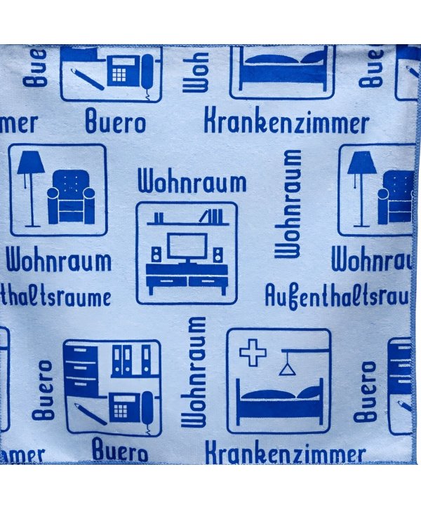 Laveta Microfibră ULTRA 🇦🇹 cu Pictograme 40×40 cm, 43 g Albastru 🔵 pt Spații Administrative 🏢🪑 Laveta Microfibră ULTRA 🇦🇹 cu Pictograme 40×40 cm, 43 g Albastru 🔵 pt Spații Administrative 🏢🪑