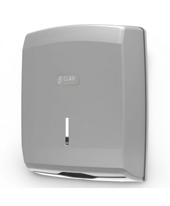 Dispenser Prosop Hârtie Pliat CLAR Systems I-NOVA Argintiu Cromat – Eleganță și Funcționalitate pentru Spații Profesionale