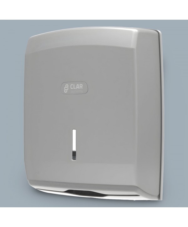 Dispenser Prosop Hârtie Pliat CLAR Systems I-NOVA Argintiu Cromat – Eleganță și Funcționalitate pentru Spații Profesionale Dispenser Prosop Hârtie Pliat CLAR Systems I-NOVA Argintiu Cromat – Eleganță și Funcționalitate pentru Spații Profesionale