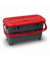 Găleată Etanșă ArliPlus® 20L cu Garnitură de Cauciuc pt Preimpregnare Mopuri în Spitale 🏥, Zone WC/Depozitare Deșeuri