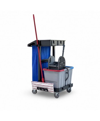 Cărucior de Curățenie Compact ArliPlus® M38 – Performanță și igienă în spații restrânse