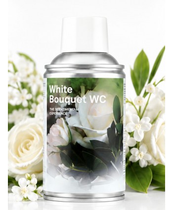 Acasa - White Bouquet WC 🚻 – Spray Odorizant Profesional 250 ml pentru Toalete și Băi cu Parfum Floral Delicat - arli.ro