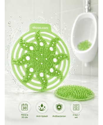 Acasa - EKCOS® 🇺🇸 Power Screen Apple - 2 Site Odorizante Profesionale pt Pisoar, anti stropire, antibacteriene, antimicrobiene - arli.ro