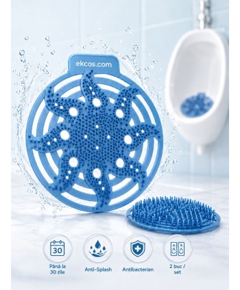 Acasa - EKCOS® 🇺🇸 Power Screen Fresh - 2 Site Odorizante Profesionale pt Pisoar, anti stropire, antibacteriene, antimicrobiene - arli.ro