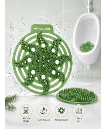 Acasa - EKCOS® 🇺🇸 Power Screen Pine - 2 Site Odorizante Profesionale pt Pisoar, anti stropire, antibacteriene, antimicrobiene - arli.ro