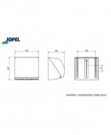 Dispensere prosoape hartie - Dispenser Prosop de Hartie Pliat sau Rola Jofel Combo – Soluție Inovatoare pentru Zone de Lucru Individuale - arli.ro