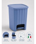 Coș de Gunoi 20L cu Pedală și Capac 🇮🇹 Blue Navy – Design Compact și Igienă Fără Compromisuri