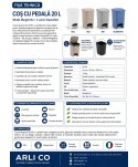 Coș de Gunoi 20L cu Pedală și Capac 🇮🇹 Blue Navy – Design Compact și Igienă Fără Compromisuri