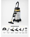 Aspirator profesional umed/uscat ArliTech® 3435 Inox – Putere 1200W, Eficiență și Sustenabilitate
