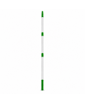  Materiale de curatenie - Mâner telescopic profesional din aluminiu, 6 m, 3 segmente x 2 m – filet universal - arli.ro