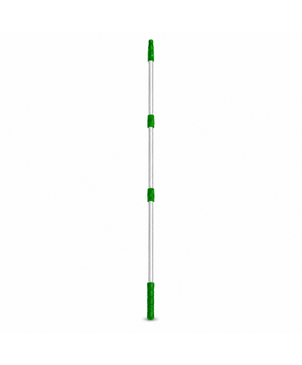 Mâner telescopic profesional din aluminiu, 6 m, 3 segmente x 2 m – filet universal Mâner telescopic profesional din aluminiu, 6 m, 3 segmente x 2 m – filet universal