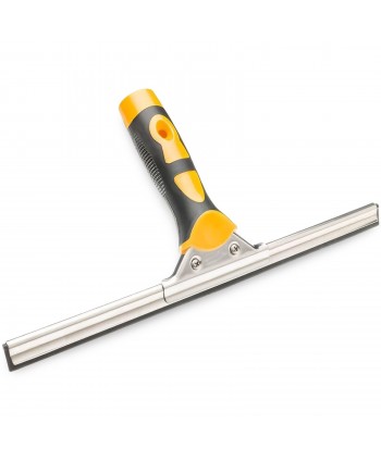 Materiale de curatenie - Racletă Profesională Premium din Inox pentru Geamuri – 35 cm – Compatibilă cu Mânere Telescopice conice - arli.ro