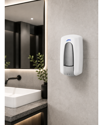 Dozator Săpun Lichid Jofel Aitana, capacitate 900 ml, calitate Premium, alb - Igienă, Design Compact și Durabilitate