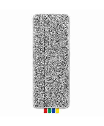  Produse de curatenie profesionale - Mop plat din microfibră cu scai Velcro și etichete pe culori - arli.ro