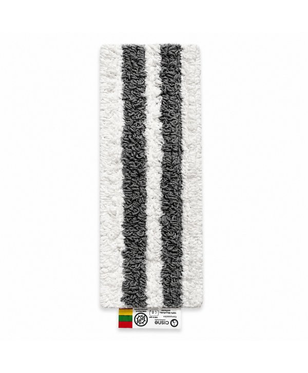 Mop plat antibacterian gri cu scai Velcro și codul culorilor pentru spitale Mop plat antibacterian gri cu scai Velcro și codul culorilor pentru spitale