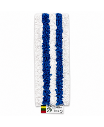  Produse de curatenie profesionale - Mop plat antibacterian albastru cu scai Velcro și codul culorilor pentru spitale - arli.ro