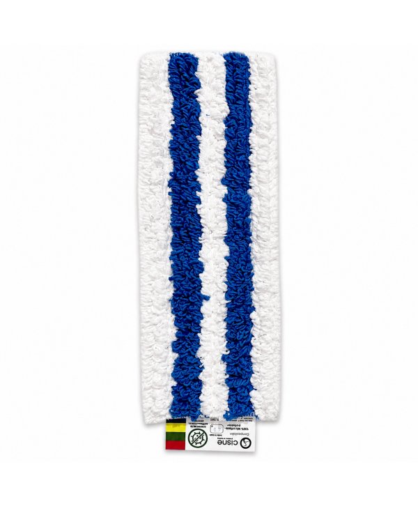 Mop plat antibacterian albastru cu scai Velcro și codul culorilor pentru spitale Mop plat antibacterian albastru cu scai Velcro și codul culorilor pentru spitale
