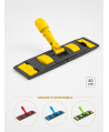 Suport mop profesional plat galben 40 cm, fixare cu urechi, pentru lavoare