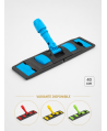 Suport mop profesional plat albastru 40 cm, fixare cu urechi, pentru birouri