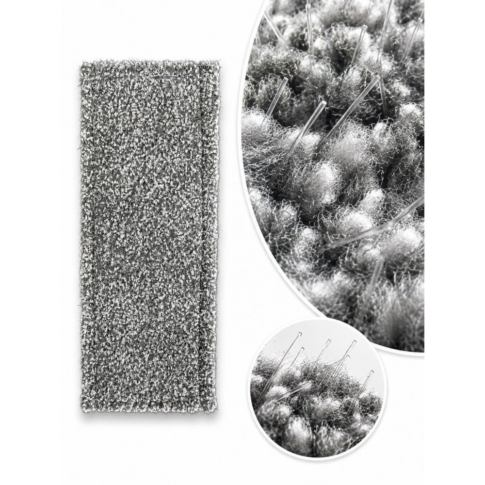 Mop Profesional pentru Frecat cu Țepi pentru Murdărie Grea - MicroScrub 40 cm