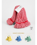 Mop Kentucky roșu din microfibră, 200 g, pentru toalete Mop Kentucky roșu din microfibră, 200 g, pentru toalete