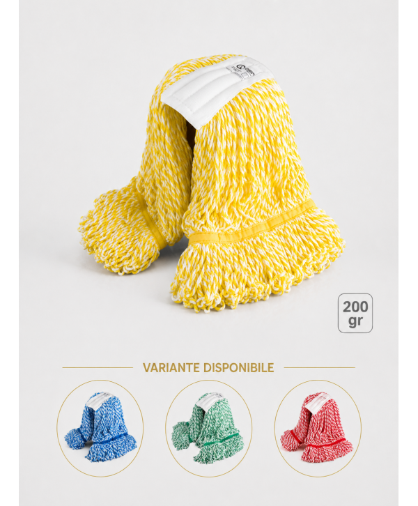 Mop Kentucky galben din microfibră, 200 g, pentru lavoare Mop Kentucky galben din microfibră, 200 g, pentru lavoare