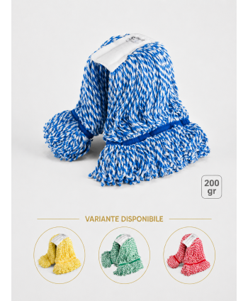  Mopuri profesionale - Mop Kentucky albastru din microfibră, 200 g, pentru birouri - arli.ro