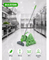 Set mop Kentucky verde 200 g, cu suport tip clește și mâner aluminiu 140 cm, pentru zone alimentare