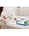 Prosoape de hartie pt maini ArliSoft® V-Fold White 2 straturi, celuloza 100%, 3000 buc, 20 pach x 150 servetele, 21 x 23,2 cm Prosoape de hartie pt maini ArliSoft® V-Fold White 2 straturi, celuloza 100%, 3000 buc, 20 pach x 150 servetele, 21 x 23,2 cm