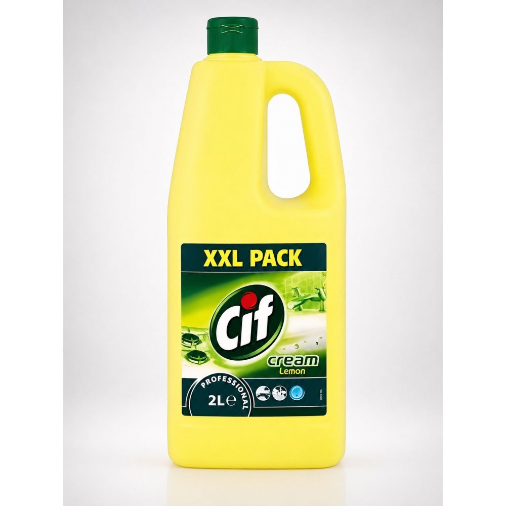Cif Professional Cream Lemon 2L – Soluția Profesională pentru Curățenie Impecabilă