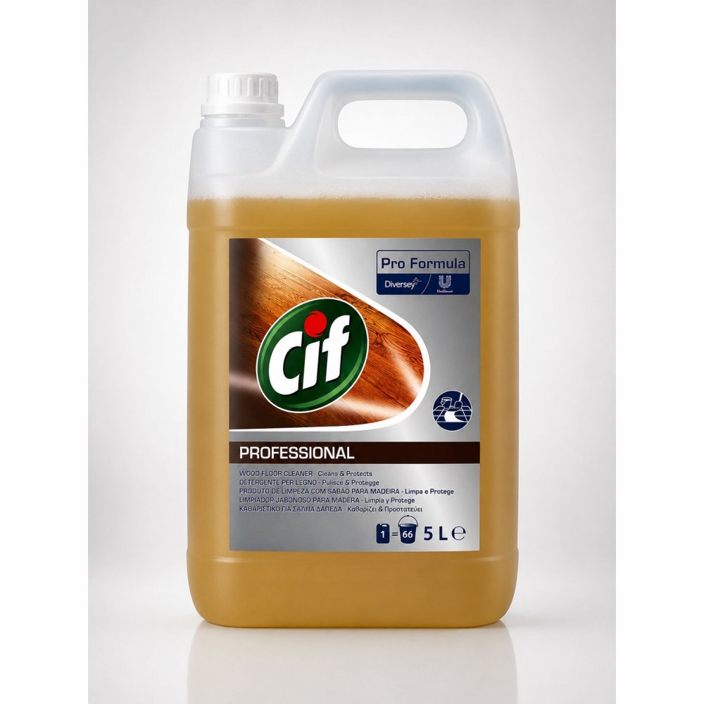Cif Professional 5L – Detergent pentru Parchet si Mobilă: Curățare și Protecție Superioară