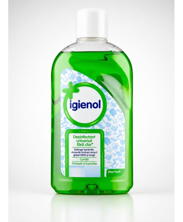 Igienol Pine Fresh 1L – Dezinfectant Universal fără Clor, cu 96% Alcool pentru Curățarea și Igienizarea Suprafețelor Igienol Pine Fresh 1L – Dezinfectant Universal fără Clor, cu 96% Alcool pentru Curățarea și Igienizarea Suprafețelor