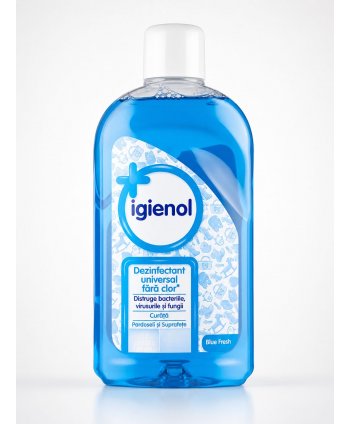  Produse de curatenie profesionale - Igienol Blue Fresh 1L – Dezinfectant Universal fără Clor, cu 96% Alcool pentru Curățarea și Igienizarea Suprafețelor - arli.ro