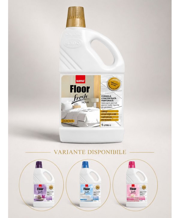 Sano Floor Fresh Luxury Hotel 1L – Detergent pentru Pardoseli cu Parfum Intens și de Durată