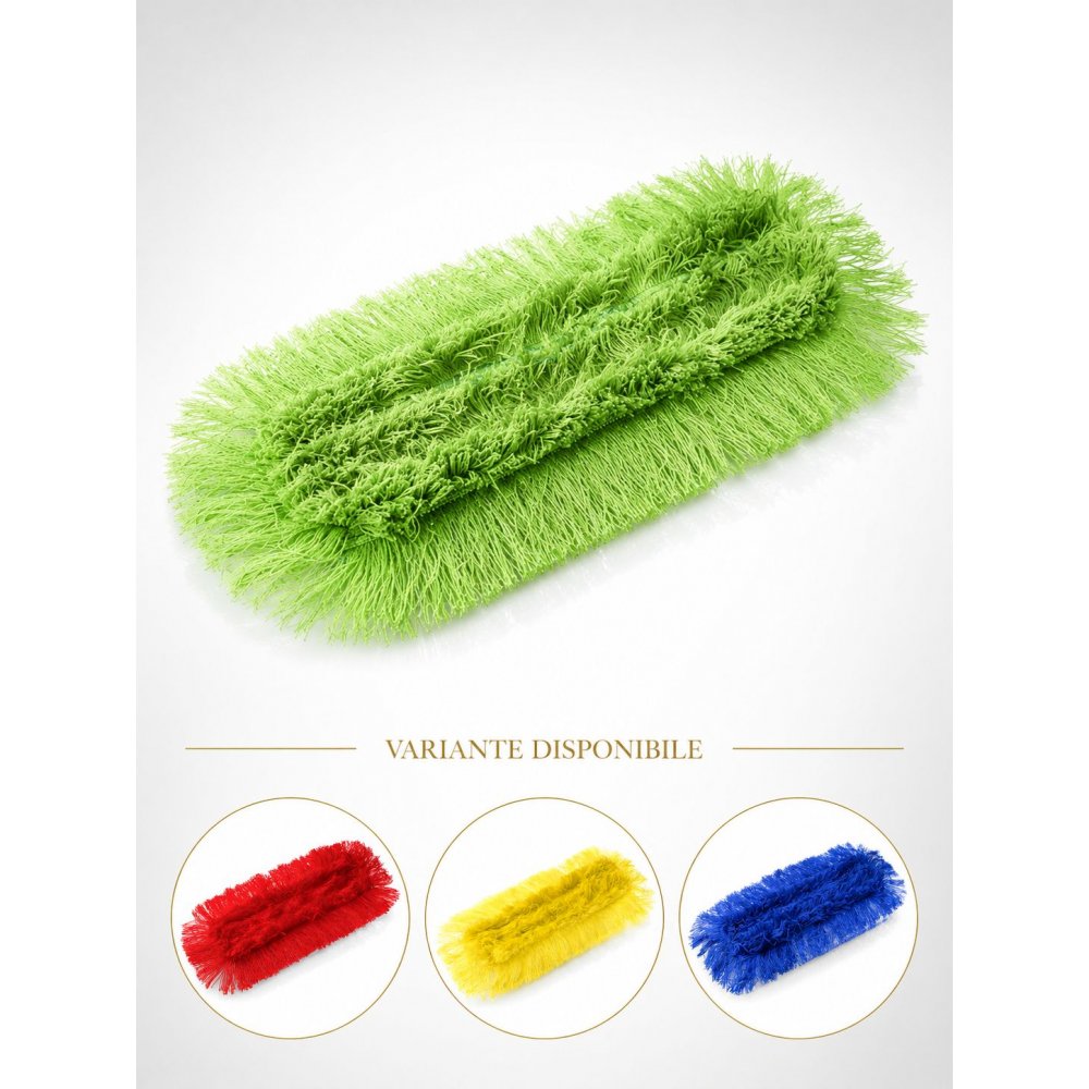 Mop Plat Antistatic din Acryl, 40 cm – Lustruire Eficientă pentru Zonele Alimentare