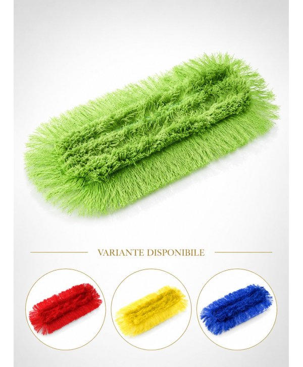 Mop Plat Antistatic din Acryl, 40 cm – Lustruire Eficientă pentru Zonele Alimentare Mop Plat Antistatic din Acryl, 40 cm – Lustruire Eficientă pentru Zonele Alimentare