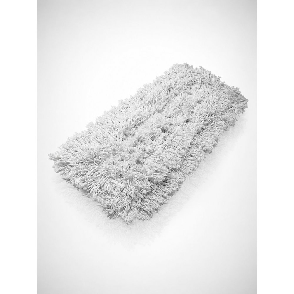 Mop Profesional plat 40 cm, bumbac , cu urechi de fixare pe suport