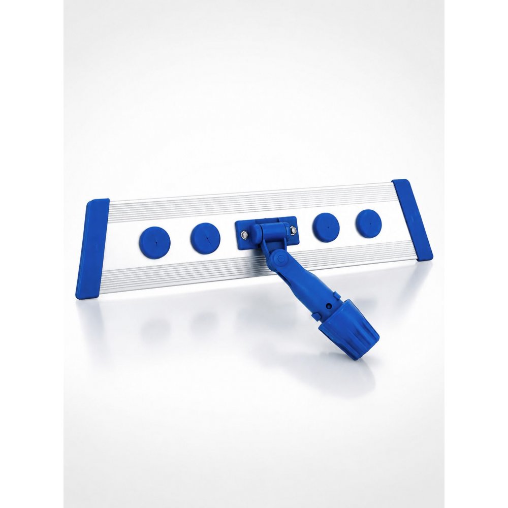 Suport Cisne din aluminiu pentru mop plat profesional – Fixare rapidă cu scai (Velcro), rotire 360°, 40 cm, compatibil sistem S4