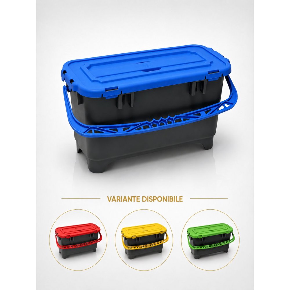 Găleată Etanșă ArliPlus® 20L cu Garnitură de Cauciuc pt Preimpregnare Mopuri în Spitale , Saloane/Holuri/Administrativ