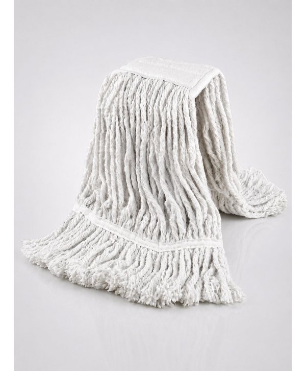Produse de curatenie profesionale - Mop Profesional Kentucky din Bumbac cu Fire Lungi, 400g – Putere Ridicată de Absorbție, Compatibil Sistem K2 - arli.ro