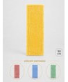 Mop profesional plat galben 50 cm din microfibră, cu urechi și buzunare, pentru lavoare