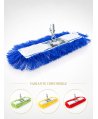 Sistem Profesional pentru Lustruire in Zone cu Risc Scazut de Contaminare – Mop Antistatic din Acryl + Suport Metalic, 40 cm