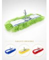 Sistem Profesional pentru Lustruire in Zone Alimentare – Mop Antistatic din Acryl + Suport Metalic, 40 cm