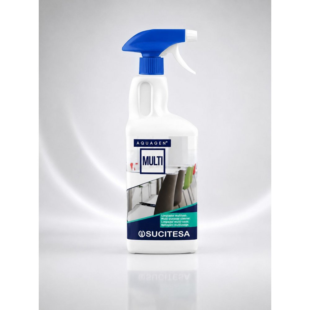 Aquagen Multi 1L – Detergentul Profesional pentru Suprafete Lavabile, mobilier, plastic, sticla (flacon 1L cu pulverizator)